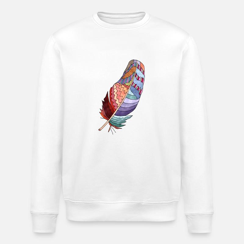 Feder - Stanley/Stella Unisex Bio-Sweatshirt ROLLER - Weiß