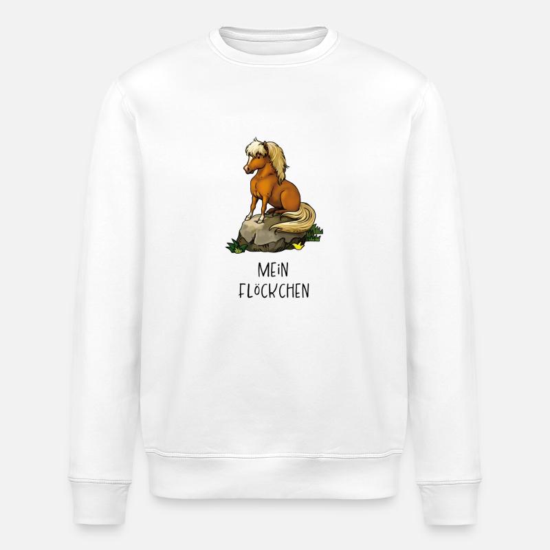 Mein Flöckchen - Stanley/Stella Unisex Bio-Sweatshirt ROLLER - Weiß