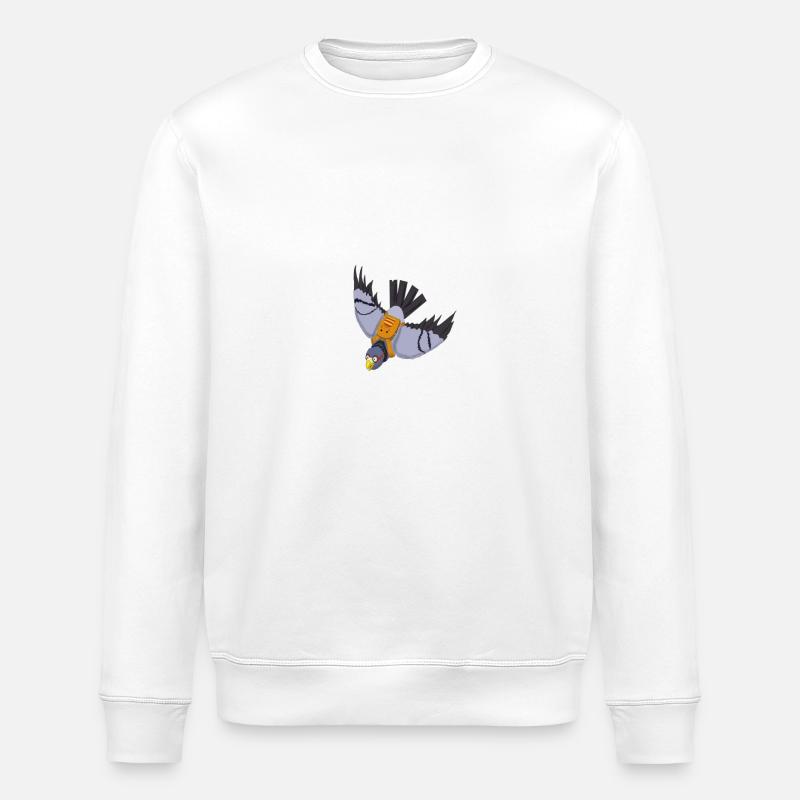 Taube - Stanley/Stella Unisex Bio-Sweatshirt ROLLER - Weiß