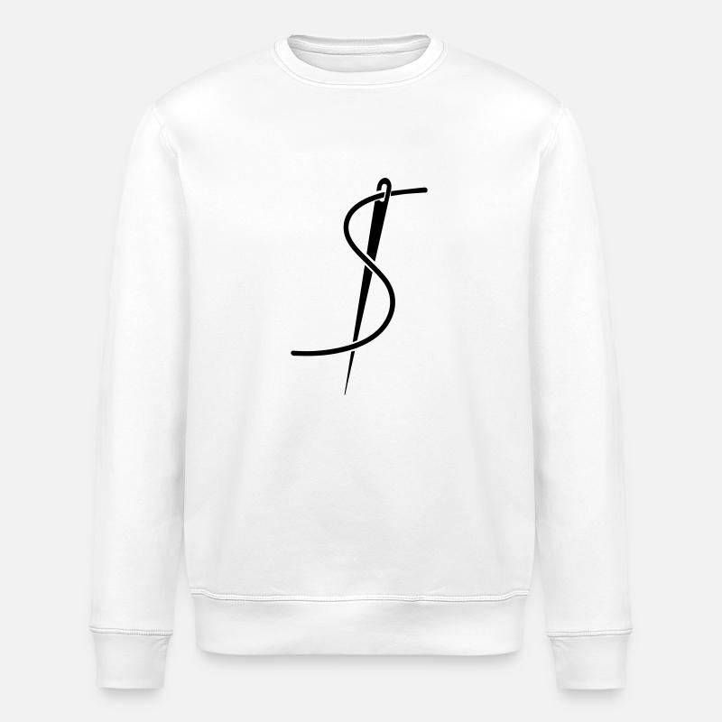 needle - Stanley/Stella ROLLER Unisex Organic Sweatshirt - white