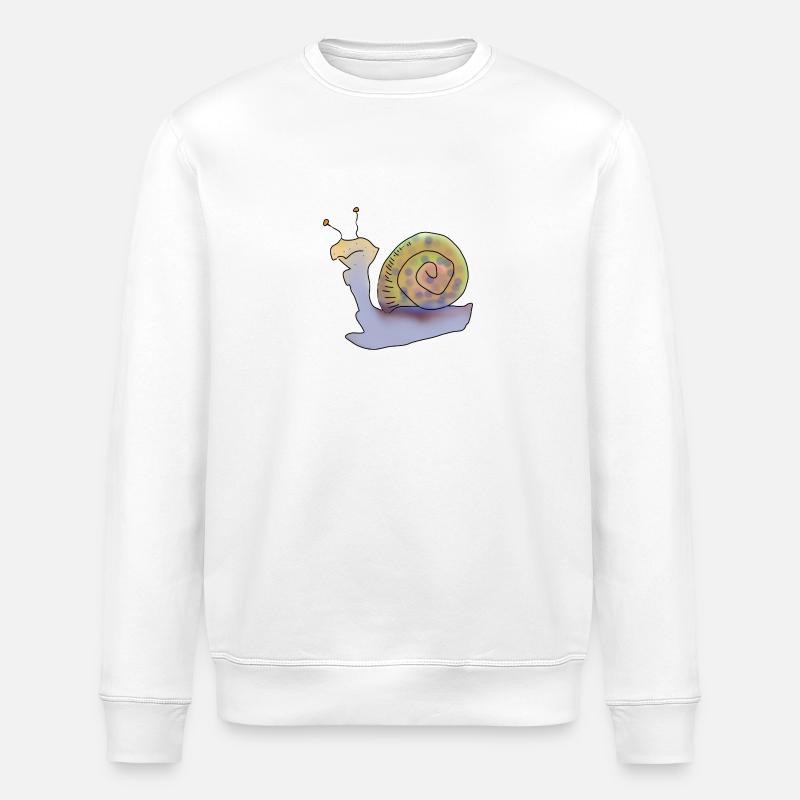 Cool Snail - Stanley/Stella Unisex Bio-Sweatshirt ROLLER - Weiß