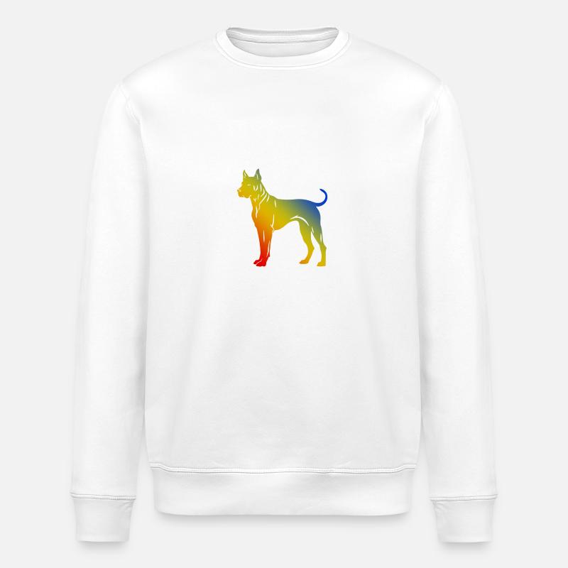 Chien Dogue Argentin - Sweat bio ROLLER Stanley/Stella Unisexe - blanc