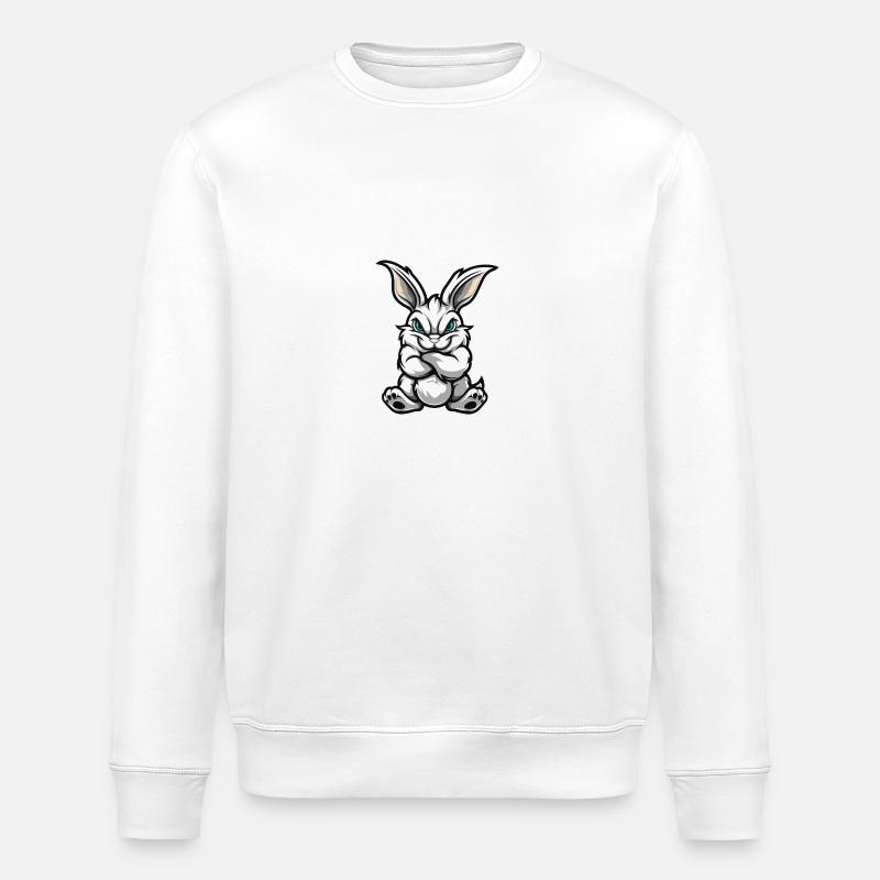 Bande dessinée Bunny - Sweat bio ROLLER Stanley/Stella Unisexe - blanc