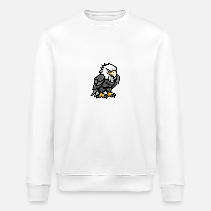 Eagle Comic - Stanley/Stella ROLLER Unisex Organic Sweatshirt - white