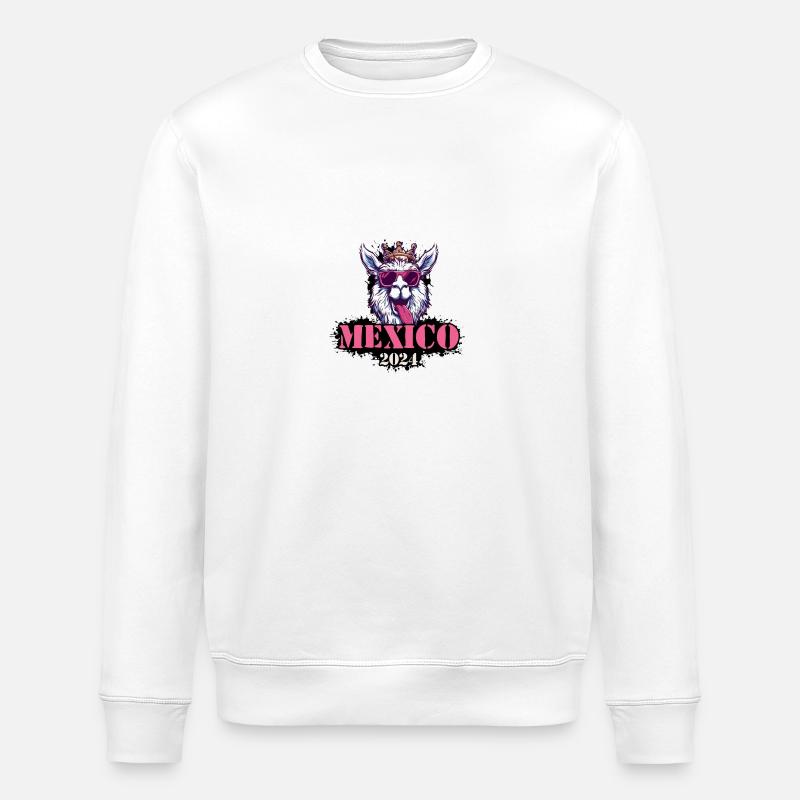 Mexique 2024 Alpaga - Sweat bio ROLLER Stanley/Stella Unisexe - blanc