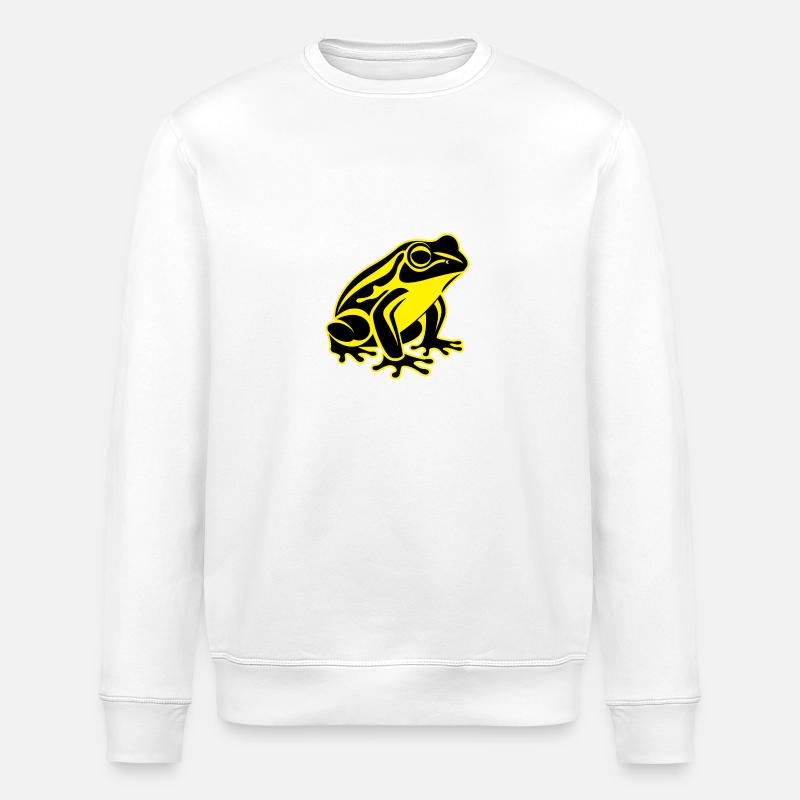 Frosch Tier - Stanley/Stella Unisex Bio-Sweatshirt ROLLER - Weiß