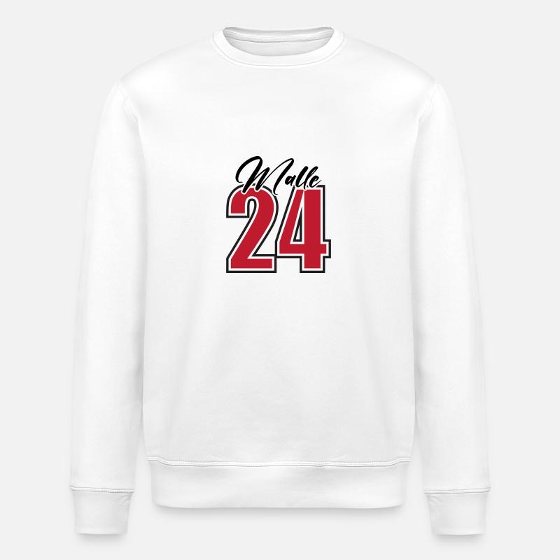 Malle 24 - Sweat bio ROLLER Stanley/Stella Unisexe - blanc