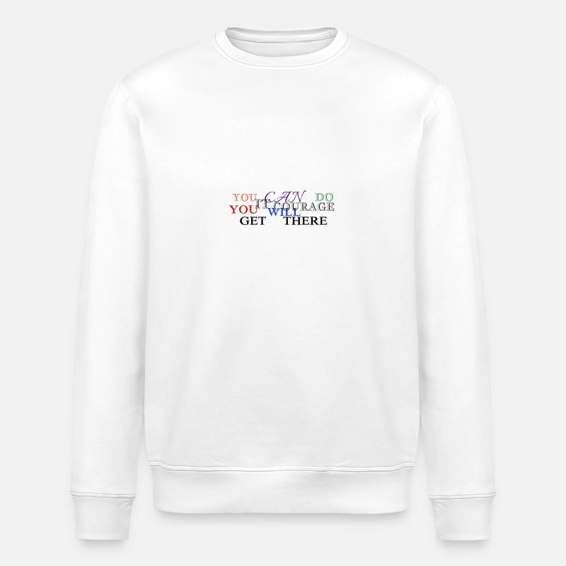 YOU CAN DO IT - Sweat bio ROLLER Stanley/Stella Unisexe - blanc