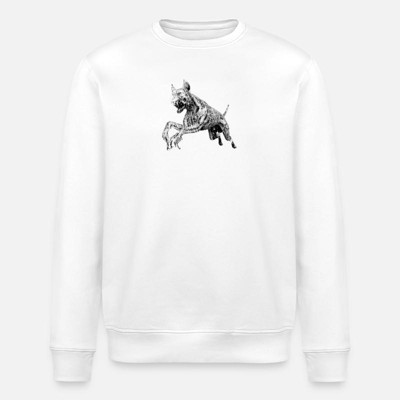 Der Angriffslustige - Stanley/Stella Unisex Bio-Sweatshirt ROLLER - Weiß