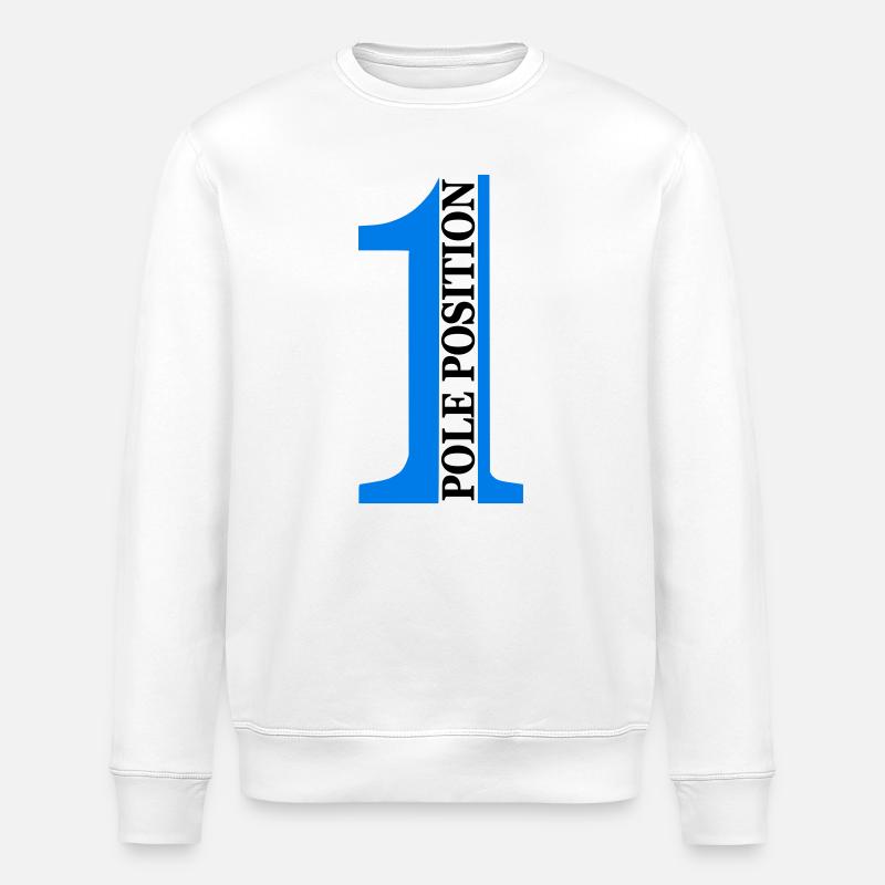 Poleposition - Stanley/Stella Unisex Bio-Sweatshirt ROLLER - Weiß