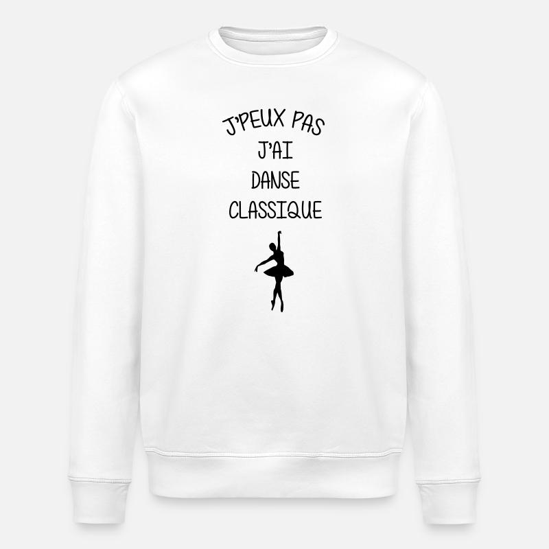 J’peux pas, j’ai danse classique - Sweat bio ROLLER Stanley/Stella Unisexe - blanc