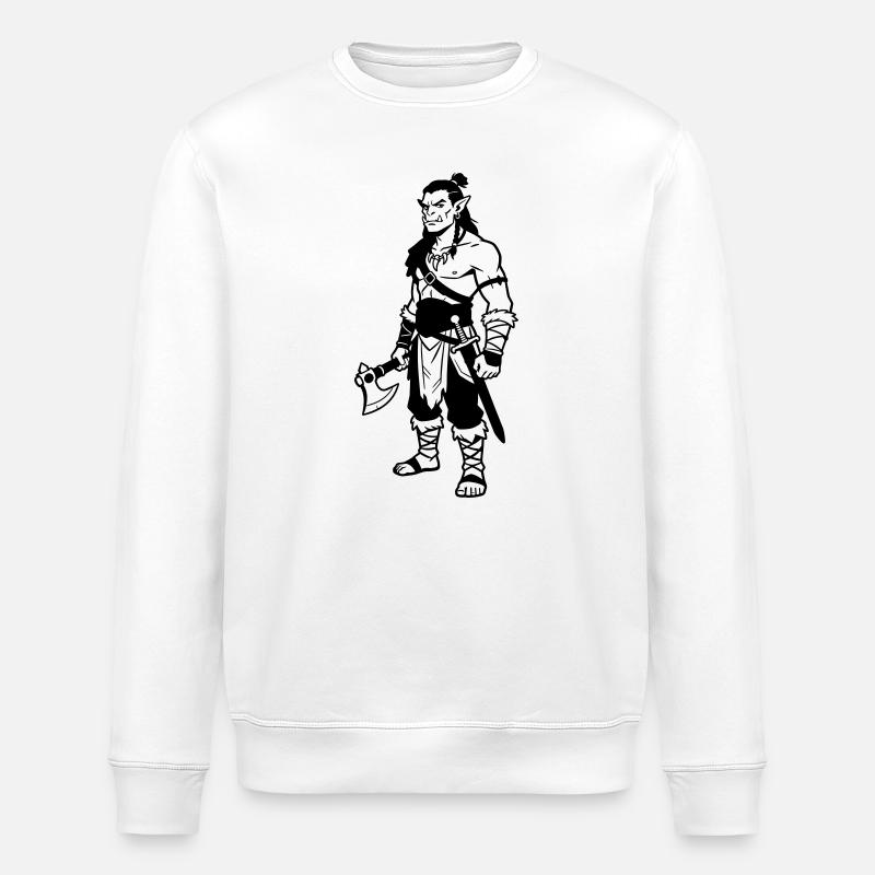 Orc - Stanley/Stella ROLLER Unisex Organic Sweatshirt - white