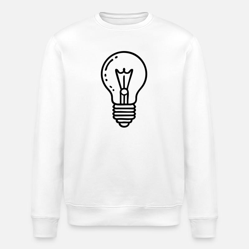 Idée d’ampoule - Sweat bio ROLLER Stanley/Stella Unisexe - blanc