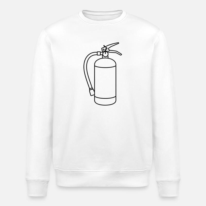 fire extinguisher - Stanley/Stella ROLLER Unisex Organic Sweatshirt - white