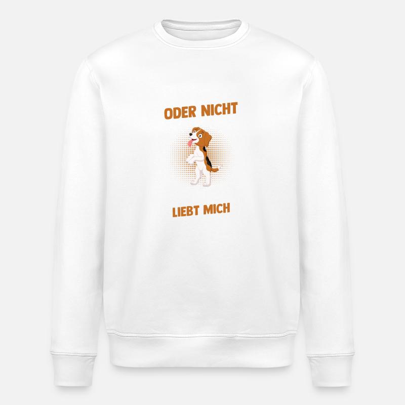 Chien Beagle - Sweat bio ROLLER Stanley/Stella Unisexe - blanc