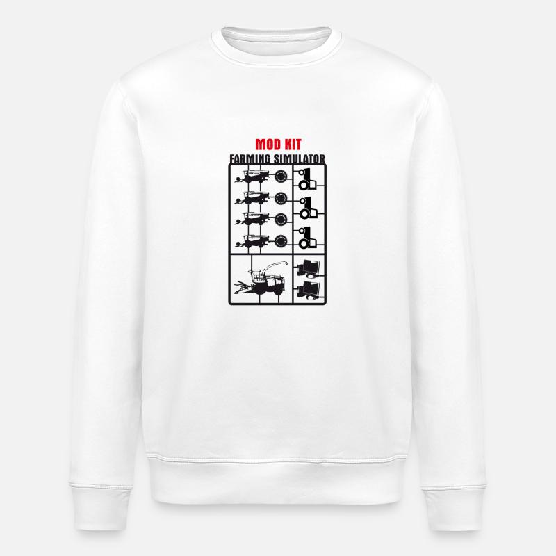 mod_kit - Stanley/Stella Unisex Bio-Sweatshirt ROLLER - Weiß