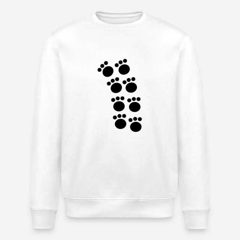 tatzen - Stanley/Stella Unisex Bio-Sweatshirt ROLLER - Weiß