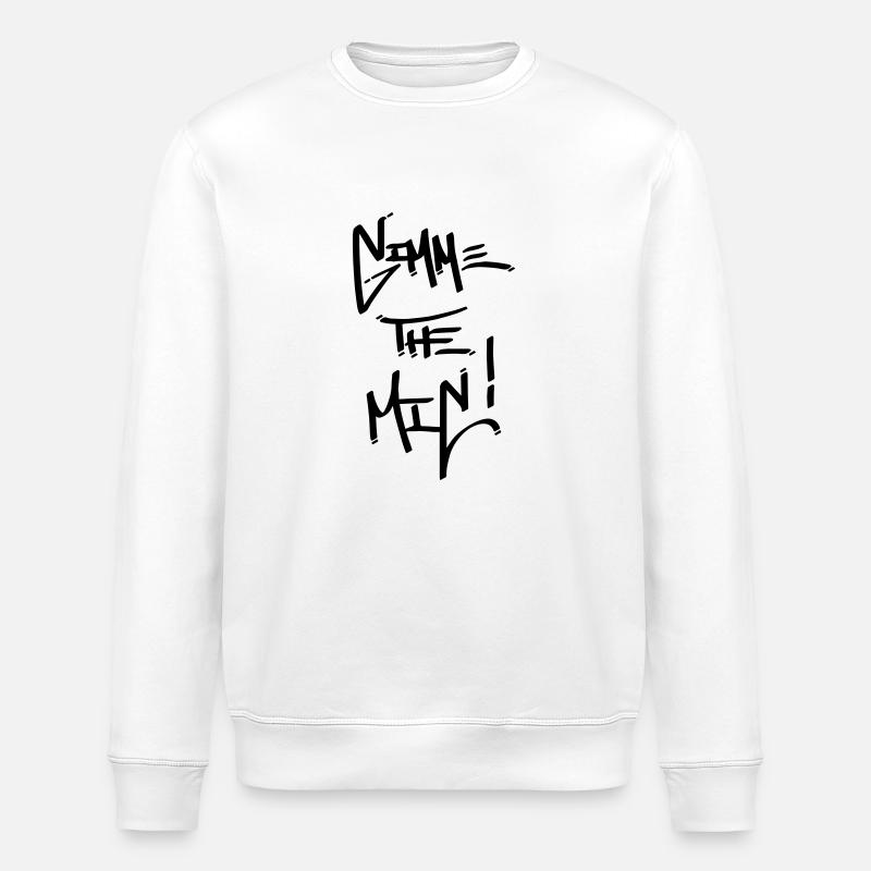 gimme the mic - Stanley/Stella Unisex Bio-Sweatshirt ROLLER - Weiß