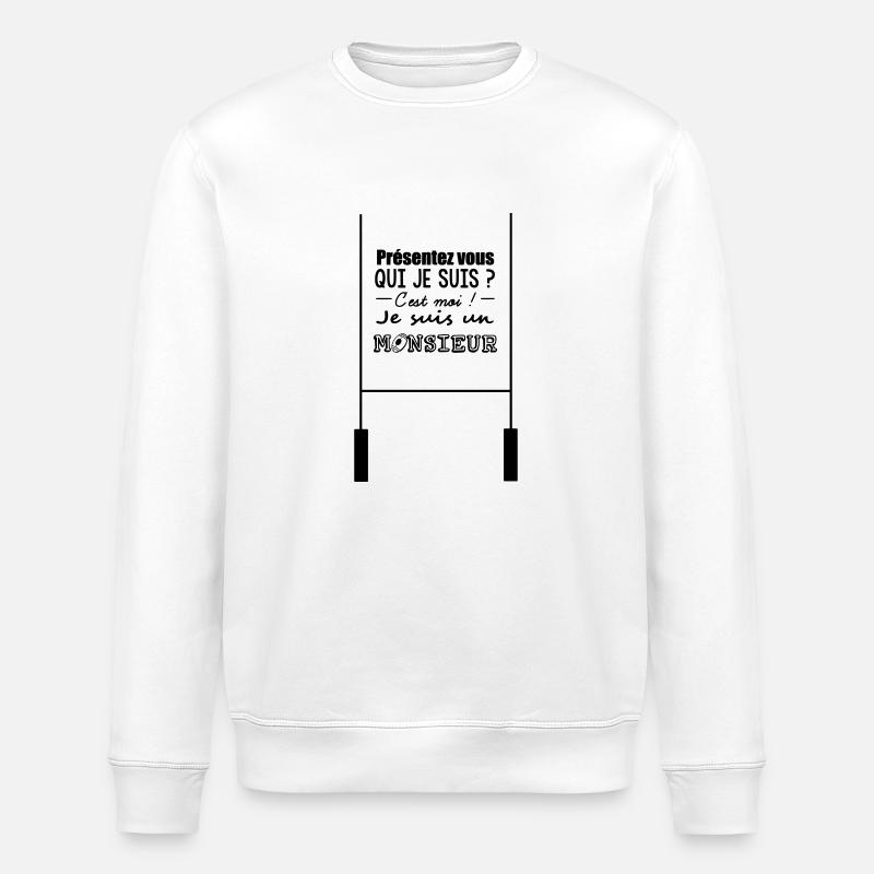 Présentez vous - Sweat bio ROLLER Stanley/Stella Unisexe - blanc