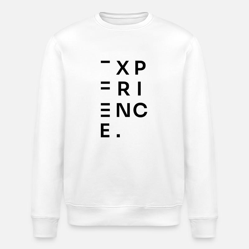 EXPERIENCE - Stanley/Stella ROLLER Unisex Organic Sweatshirt - white