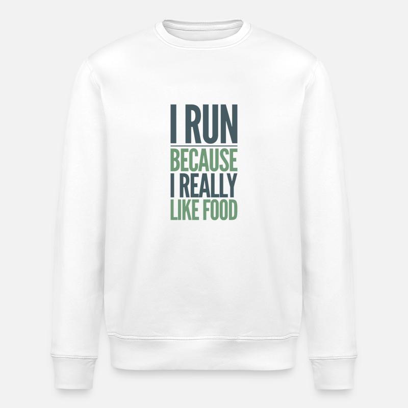 course - Sweat bio ROLLER Stanley/Stella Unisexe - blanc