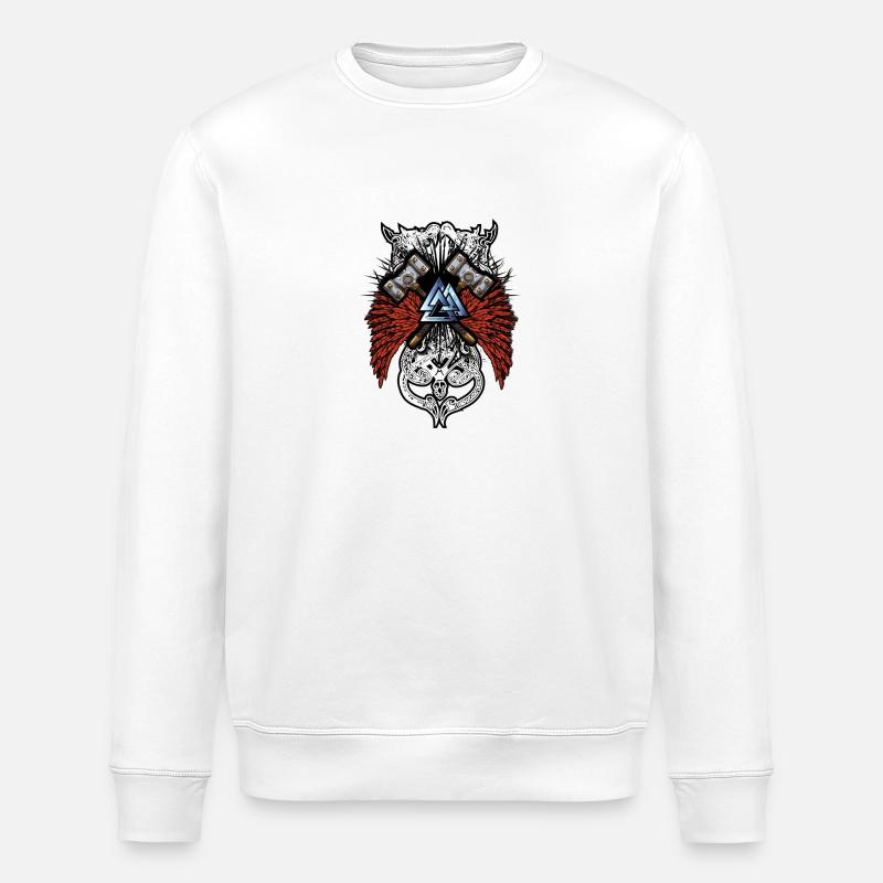 BerserkT - Sweat bio ROLLER Stanley/Stella Unisexe - blanc