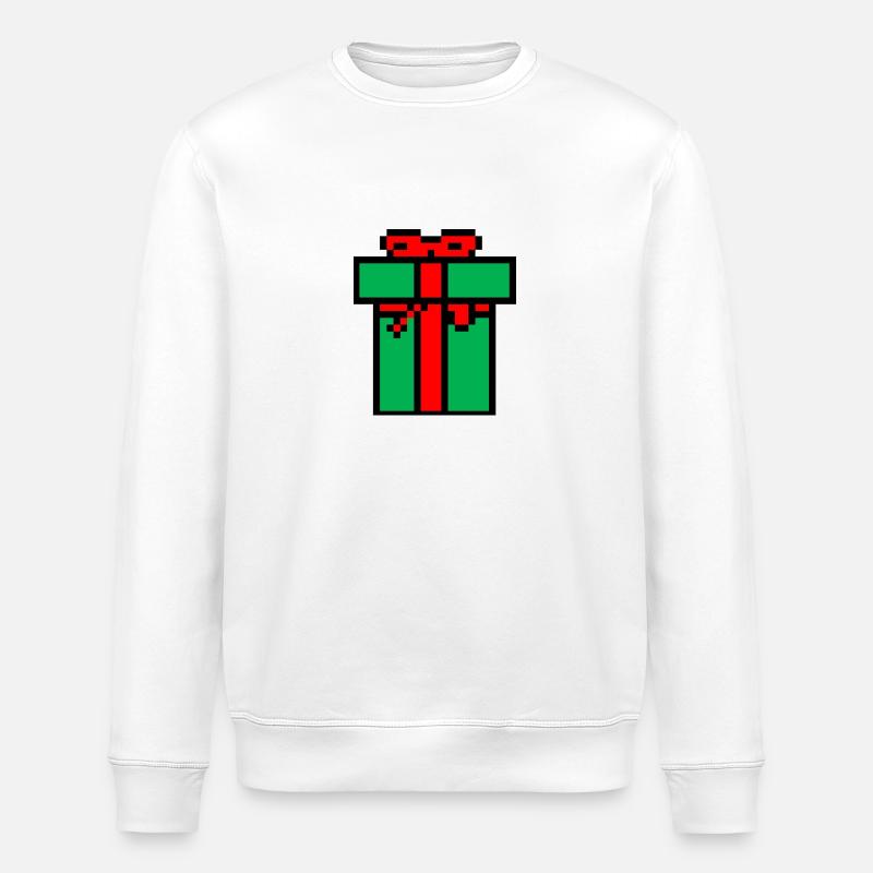 Gift cadeau de noel - Sweat bio ROLLER Stanley/Stella Unisexe - blanc