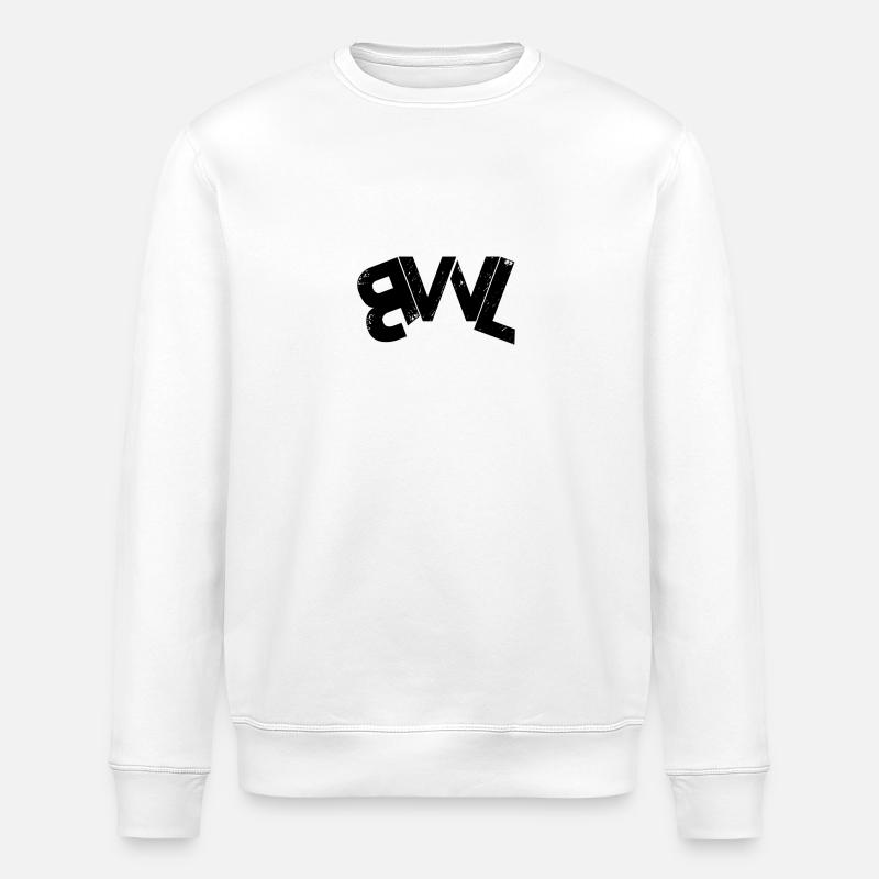 BWL Logo Black - Stanley/Stella Unisex Bio-Sweatshirt ROLLER - Weiß