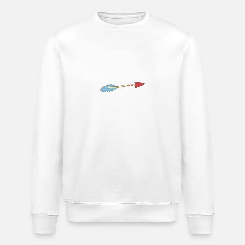 Pfeil - Stanley/Stella Unisex Bio-Sweatshirt ROLLER - Weiß