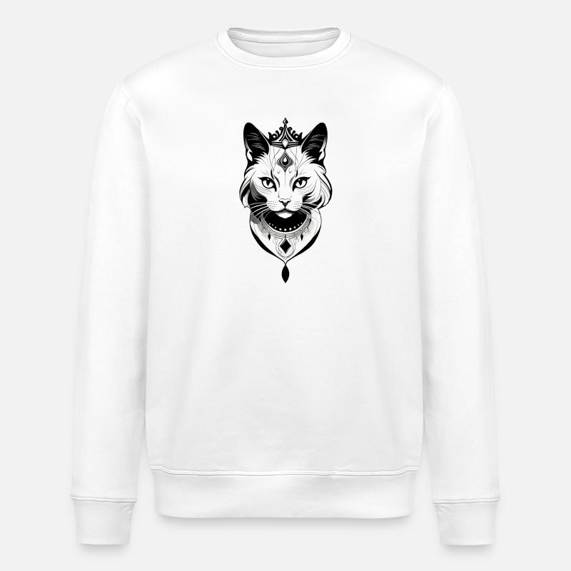 Chats Princesse - Sweat bio ROLLER Stanley/Stella Unisexe - blanc