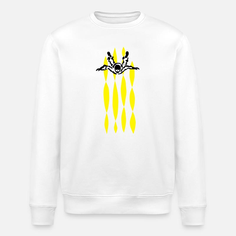 skydive - Stanley/Stella Unisex Bio-Sweatshirt ROLLER - Weiß