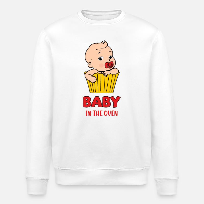 Bébé au four - Sweat bio ROLLER Stanley/Stella Unisexe - blanc