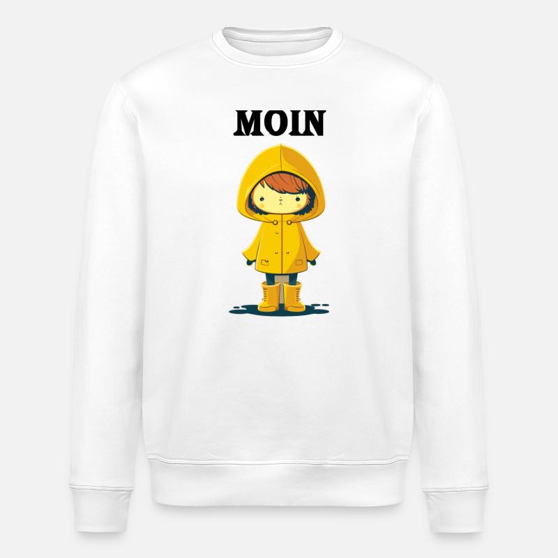 Moin - Stanley/Stella Unisex Bio-Sweatshirt ROLLER - Weiß