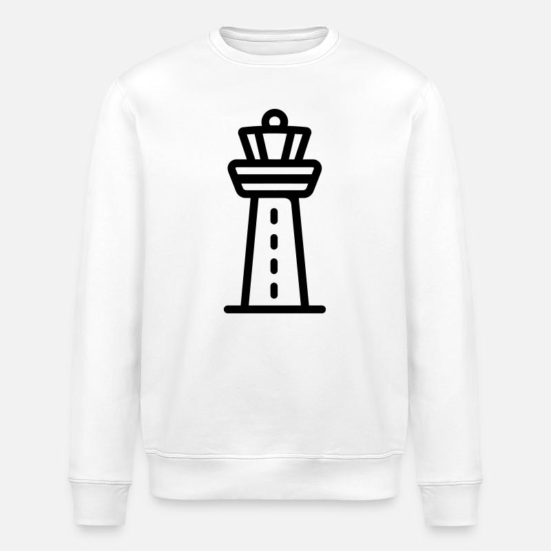 Kontrollturm - Stanley/Stella Unisex Bio-Sweatshirt ROLLER - Weiß