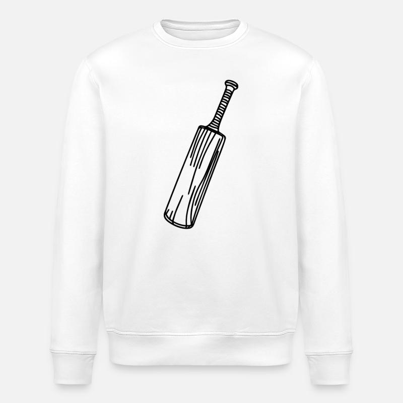 Kricketschläger - Stanley/Stella Unisex Bio-Sweatshirt ROLLER - Weiß