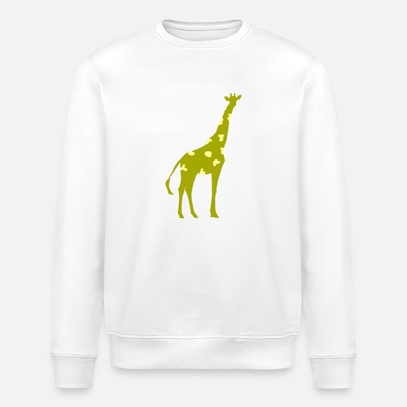 Giraffe - Stanley/Stella Unisex Bio-Sweatshirt ROLLER - Weiß