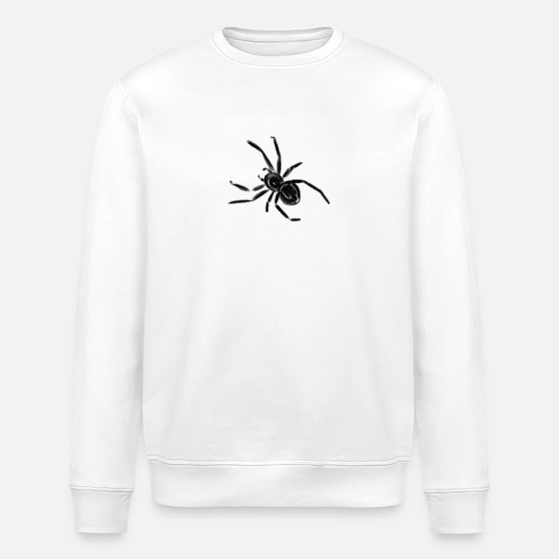 Araignée - Sweat bio ROLLER Stanley/Stella Unisexe - blanc