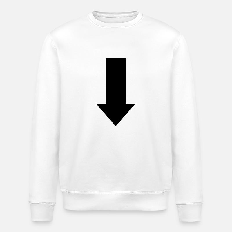 flèche - Sweat bio ROLLER Stanley/Stella Unisexe - blanc