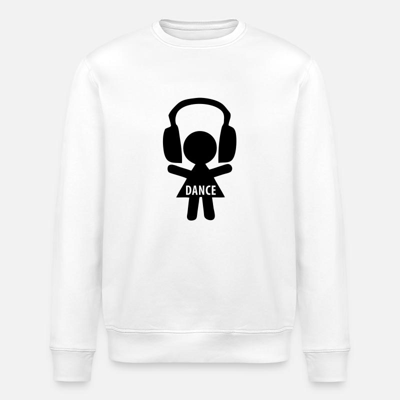 dance - Stanley/Stella ROLLER Unisex Organic Sweatshirt - white