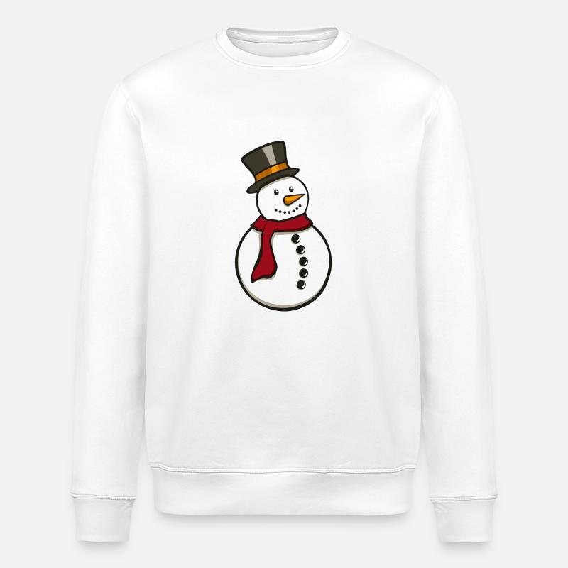 snowman - Stanley/Stella Unisex Bio-Sweatshirt ROLLER - Weiß