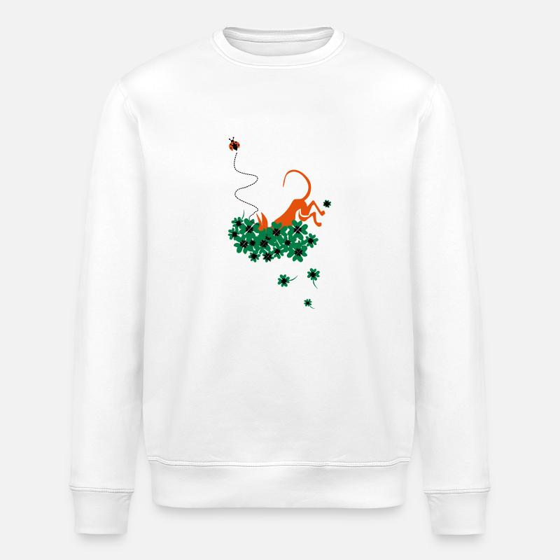 glucksbringer - Stanley/Stella Unisex Bio-Sweatshirt ROLLER - Weiß