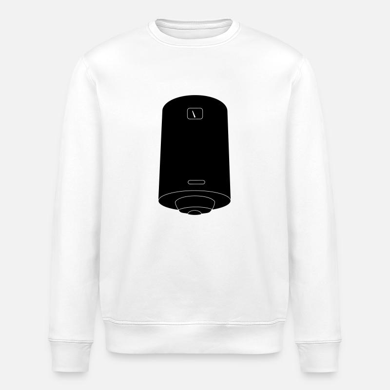 chauffe-eau - Sweat bio ROLLER Stanley/Stella Unisexe - blanc