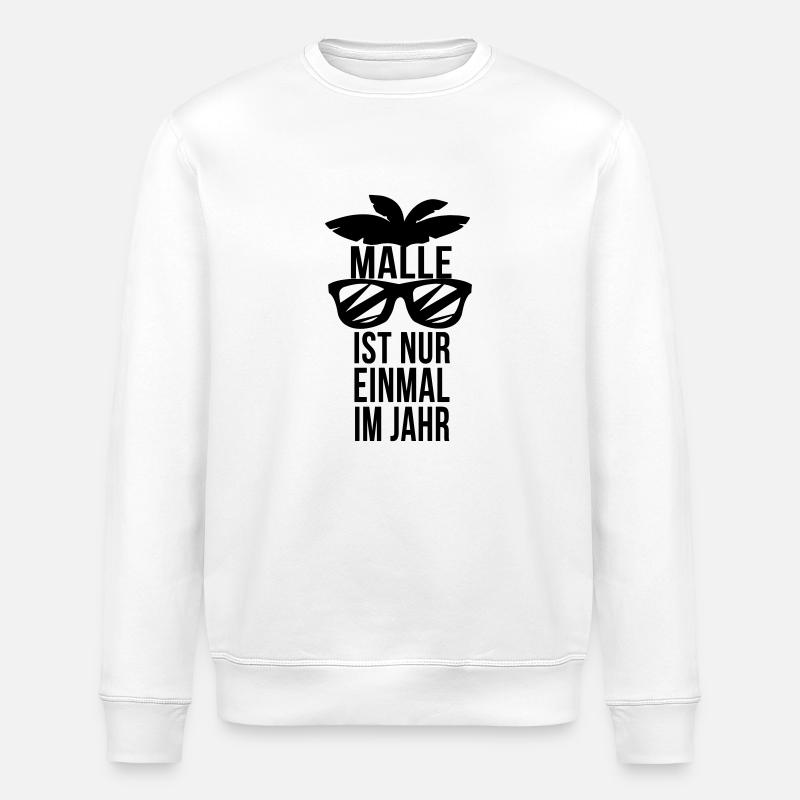 mallorca - Stanley/Stella Unisex Bio-Sweatshirt ROLLER - Weiß