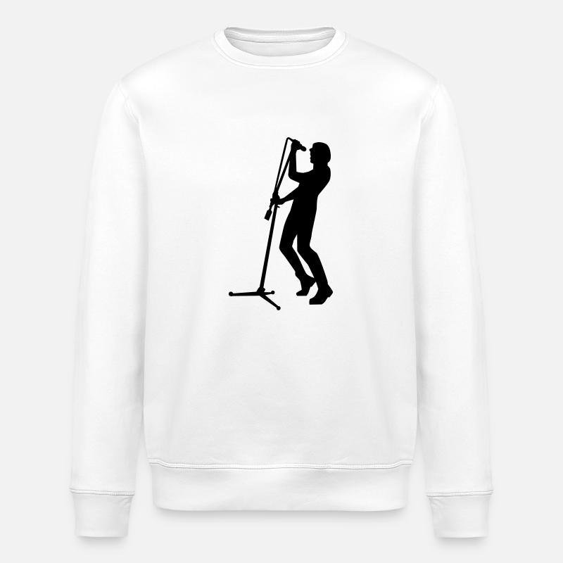 Singer - Stanley/Stella ROLLER Unisex Organic Sweatshirt - white