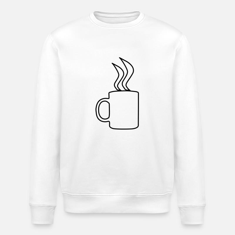 café - Sweat bio ROLLER Stanley/Stella Unisexe - blanc