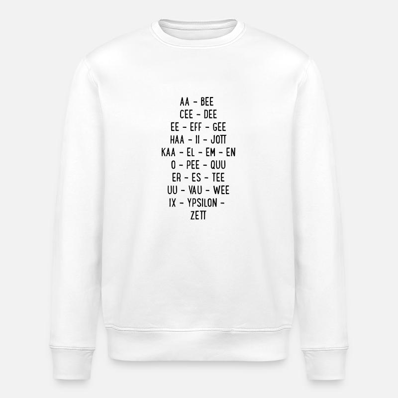 abc - Stanley/Stella Unisex Bio-Sweatshirt ROLLER - Weiß