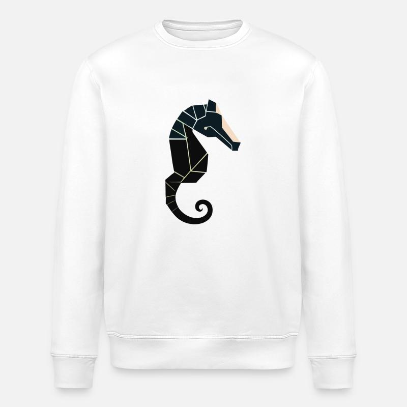 hippocampe - Sweat bio ROLLER Stanley/Stella Unisexe - blanc
