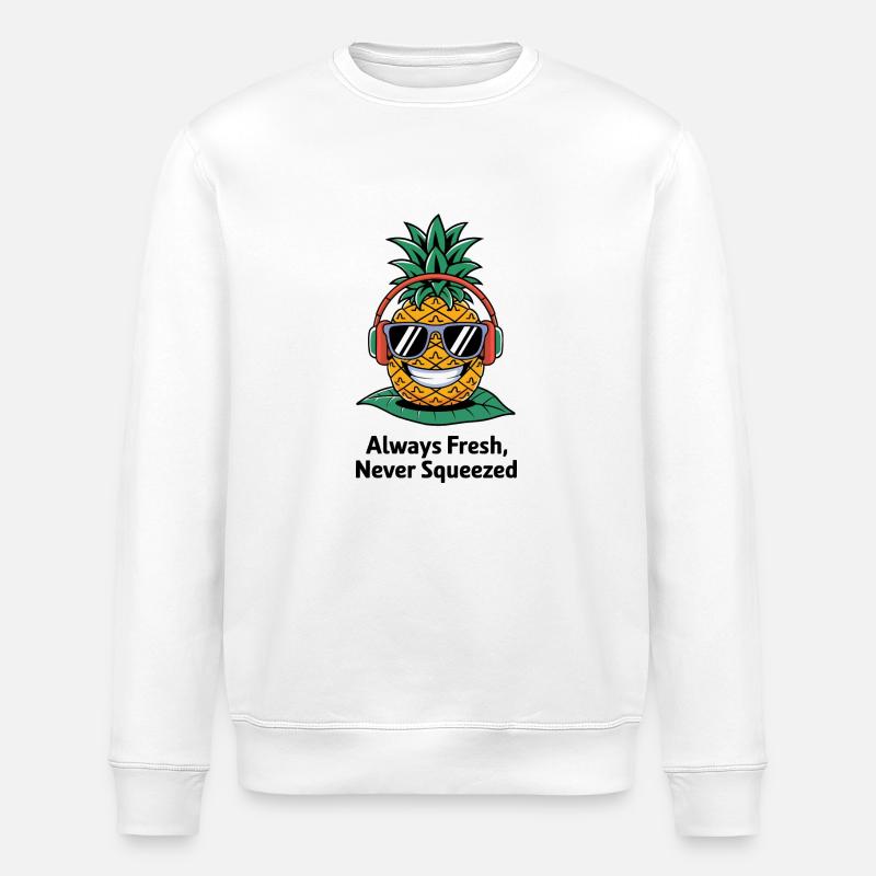 Immer frisch, nie ausgequetscht - Stanley/Stella Unisex Bio-Sweatshirt ROLLER - Weiß