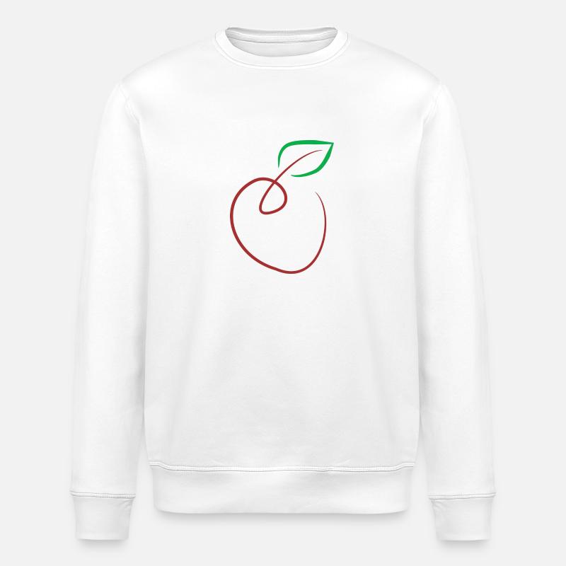 pomme - Sweat bio ROLLER Stanley/Stella Unisexe - blanc