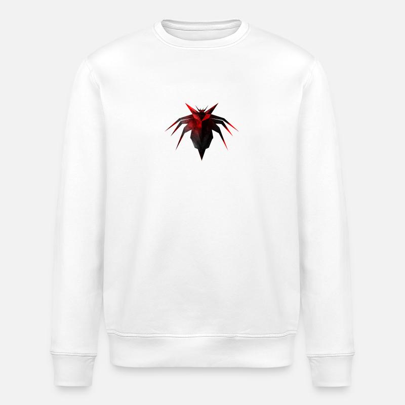 araignée - Sweat bio ROLLER Stanley/Stella Unisexe - blanc